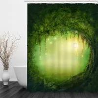 Shower curtain with nature motif A833