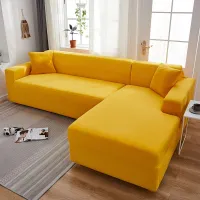 Stretch elastic canapeaua acoperă colț