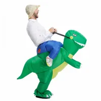 Kostium dla dzieci i dorosłych - nadmuchiwany dinozaur