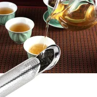 Rozsdamentes acél fenntartható szűrő laza teához