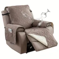 Housse imperméable pour fauteuil avec fonction de relaxation, antidérapante avec poche, housse lavable pour fauteuil/meubles, adaptée aux animaux de compagnie