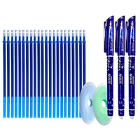 Set of rubber pens with refills
