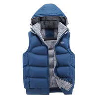 Pánská zimní vesta s kapucí - 4 barvy