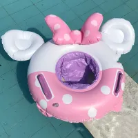Inel gonflabil pentru copii cu motivul lui Mickey și Minnie
