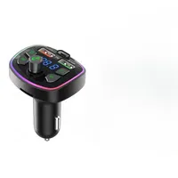 Simple practical modern stylish bluetooth transmitter into a car with minimalist design
