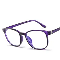 Stylowe okulary kolorowe bez dioptrii przeciw niebieskiemu światłu