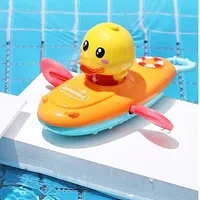 Baby toy for the tub - swimming pet on the boat