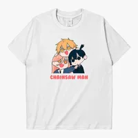 Chain saw Man Power Denji Aki Kawaii T-shirt