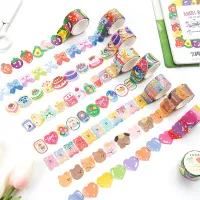 Colourful original stylish stickers with trendy popular designs for decorating notebooks and diaries