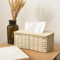 Rattan box for paper handkerchiefs