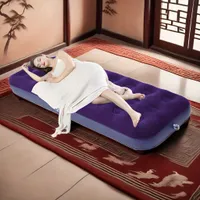 Kempinková postel s nafukováním - sametový povrch, ideální na cesty