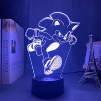Lampička s 3D ilúzií Sonic