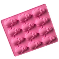 Silicone mould of piggy bank