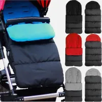 Universal sleeping bag for stroller with foot protection and warm wind pillow for children