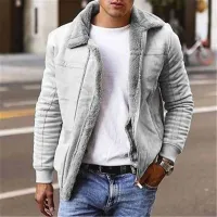 Men's jacket with fur Tom