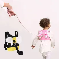 Safety backpack for children with anti-loss strap and leash