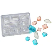 Silicone form crystal shape