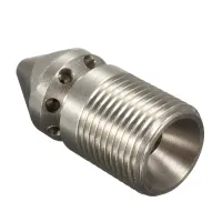 High pressure nozzle for pipe cleaning
