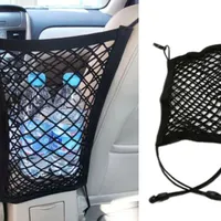 Mesh car organiser between the seats