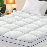 Breathing mattress for back release and deep sleep, extra cool with breathable pocket, plush topper with 5D snow filling