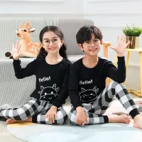 Children's pajamas with long sleeves for boys and girls