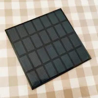 Solar panel - Adhesive plate 110*110mm 7V 210mA 1.47W Multicrystal photovoltaic panel Energy production, Charging solar plate