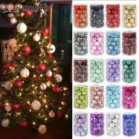 Set of Christmas decorations - different colours