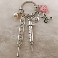 Nou design pentru brelocurile instrumentelor medicale - stetoscop, seringă, mască, cadou perfect!