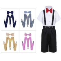 Luxurious baby suspenders with bow tie Lux Awaytr