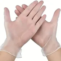 Set of 100 disposable gloves TPE for safe handling of food