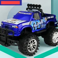 Children's big inner car, boys' toy, creative plastic alloy truck, jeep, cool off-road vehicle