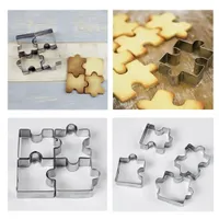 Puzzle shaped cutters - 4 pcs