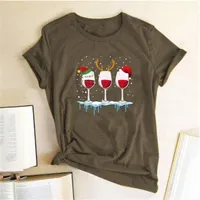 Christmas T-shirt with wine