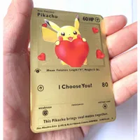 Kovová zberateľská karta Pokémon - 1 ks legendárnej kovovej karty