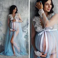 Maternity long elegant chemise