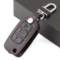 Leather key case for Volkswagen