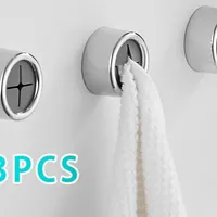 3 pieces Self-holding towel holders