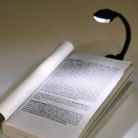 Flexible mini LED spring lamp for reading