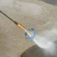 Rotary nozzle for pressure washers