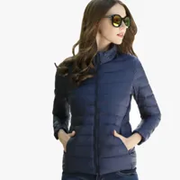 Women's solid colour quilted jacket - more variants