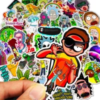 Set of stickers for the favorite series Rick and Morty