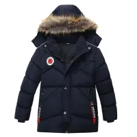 Children's long quilted winter jacket DesignStar