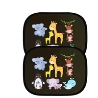 Children's car sun visors with animal motifs - 2 pcs