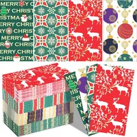 100 kusov vianočných obrúskov Papierové vianočné obrúsky pre hostí