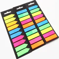 Practical semilucent stickers to highlight written text - several variants