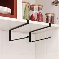 Wall holder for toilet paper and towels - design white or black