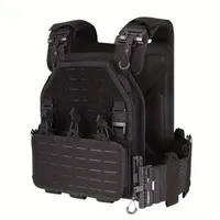 Tactical waterproof and durable vest with MOLLE compatibility for outdoor training - 1000D strength