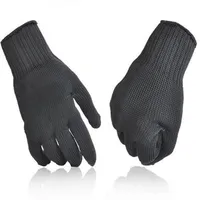 Kevlar protective work gloves - black