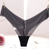Women's Translucent V-string Panties