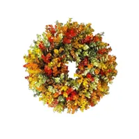 Beautiful colourful wreath